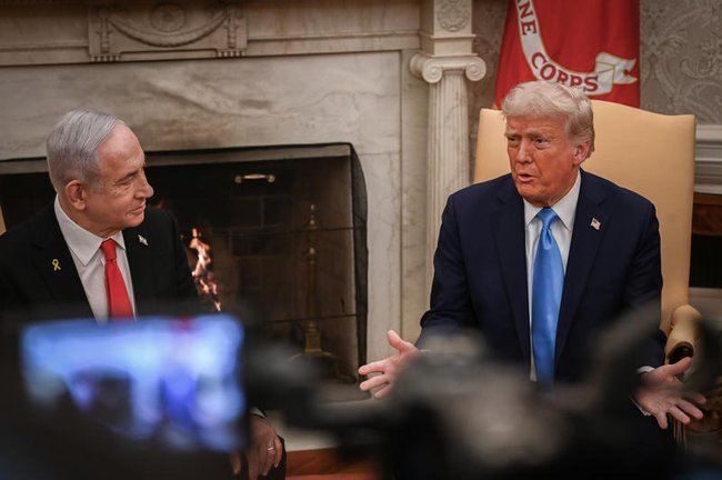 Биньямин Нетаниягу и Дональд Трамп
