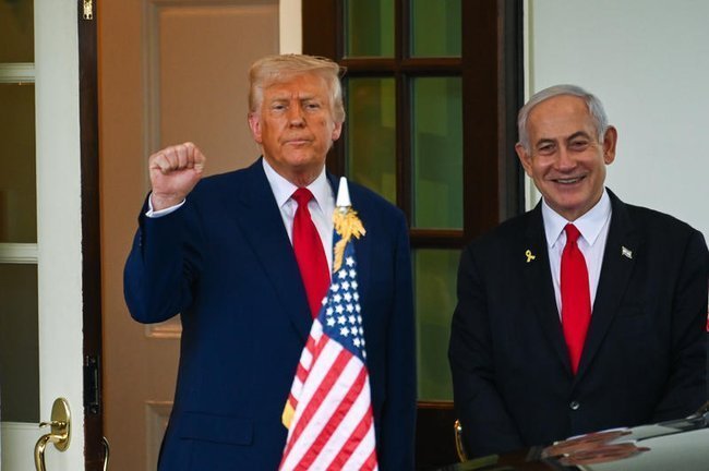 Биньямин Нетаниягу и Дональд Трамп