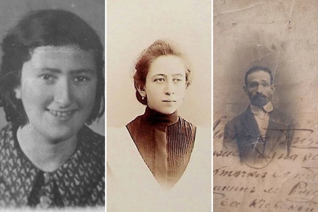 Жертвы Бабьего Яра: Валентина Кауфман, Мария Городицкая и Янкель Кракович