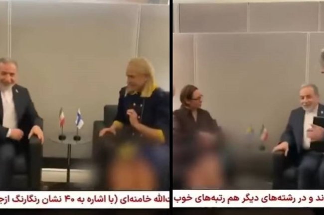 Кадры из трансляции встречи Аракчи с европейскими коллегами