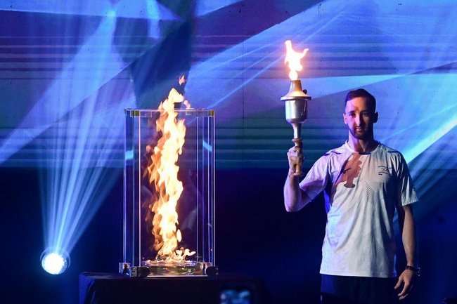 Израильский гимнаст и олимпийский чемпион Артем Долгопят