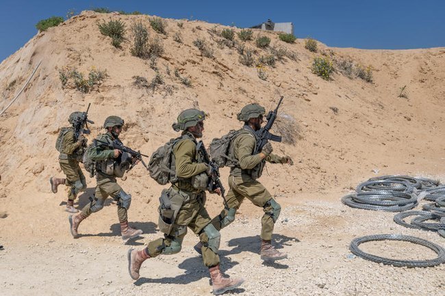 Бойцы бригады «Хасмоней» ЦАХАЛа во время операции в секторе Газа