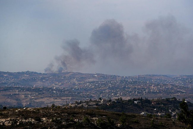 Дым на юге Ливана