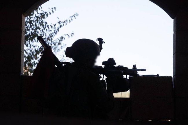 Резервисты ЦАХАЛ на боевом задании.