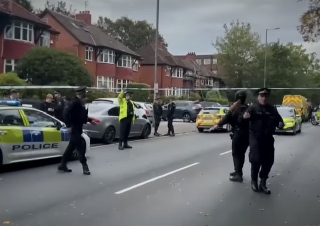Полиция на месте теракта в Манчестере