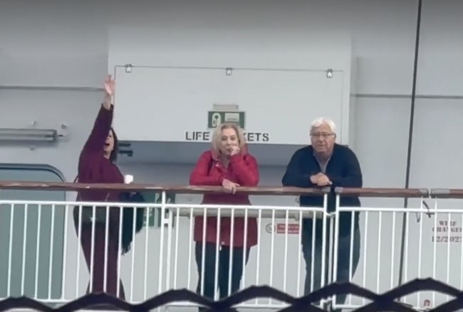 Предположительно, израильтяне на борту круизного корабля