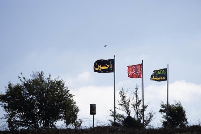 Флаги «Хизбаллы» в южном Ливане.