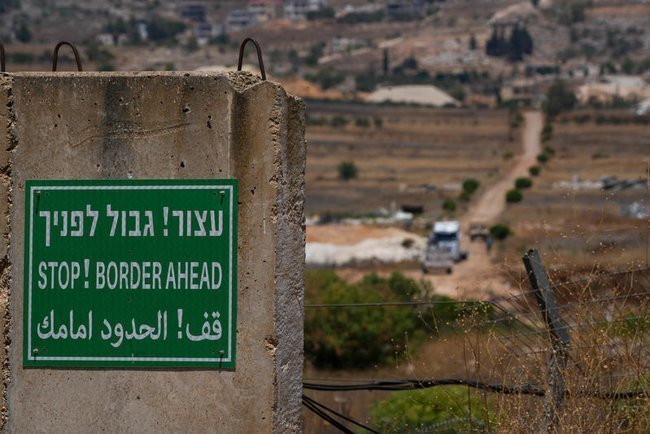 Граница Израиля и Ливана.