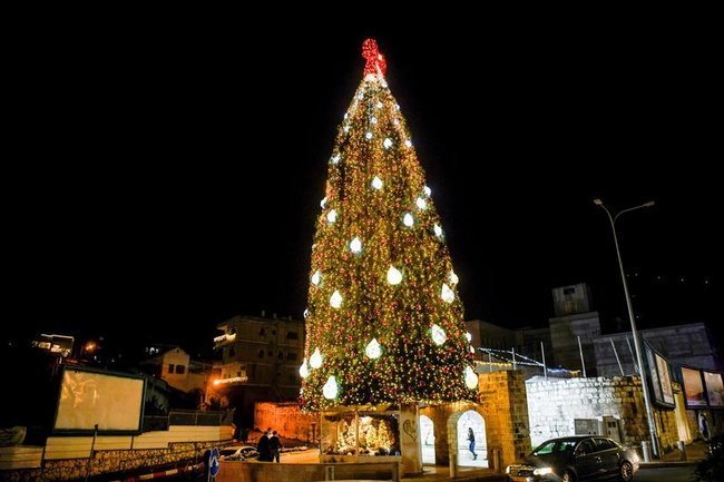 Рождественская елка в Назарете