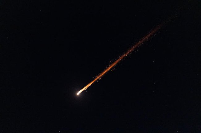 Ракета в небе