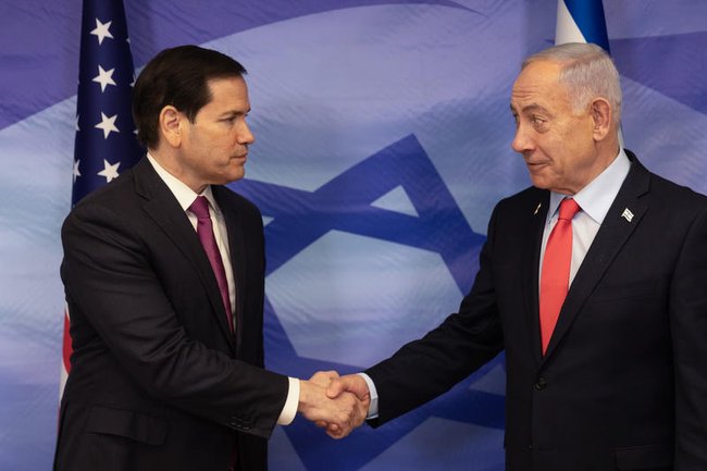 Марко Рубио и Биньямин Нетаниягу