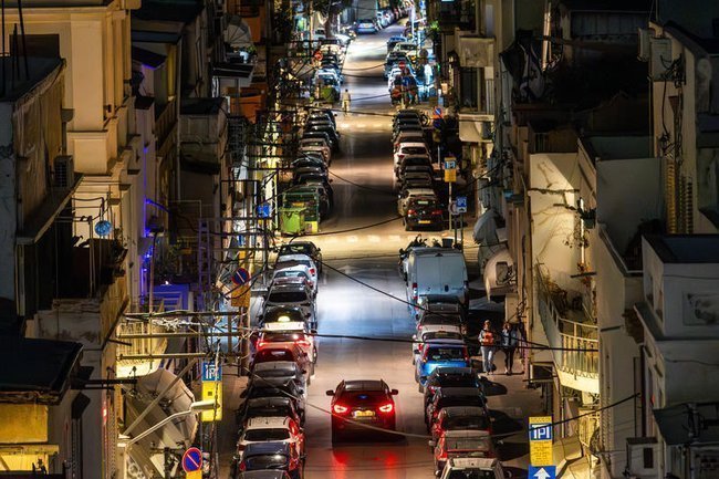 Тель-Авив ночью.