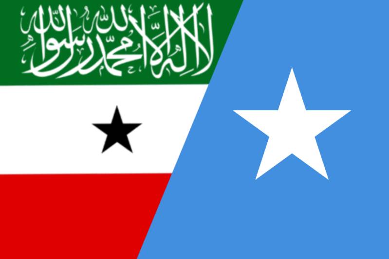 Флаги Сомалиленда и Сомали