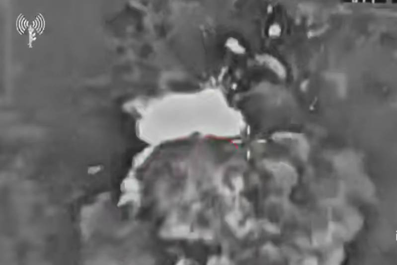 Уничтожение ракетной установки ХАМАСа