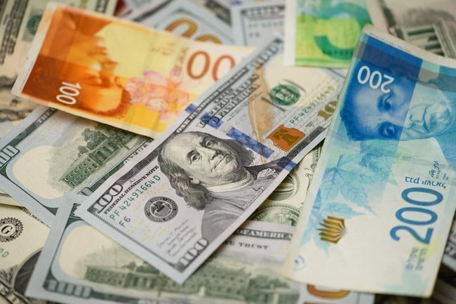 Банкноты, шекели и доллары