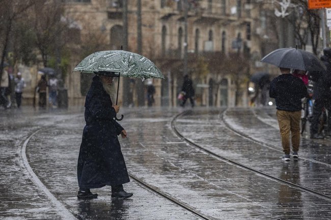 Ливень в Иерусалиме