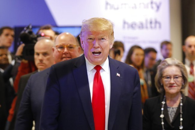 Дональд Трамп в Давосе