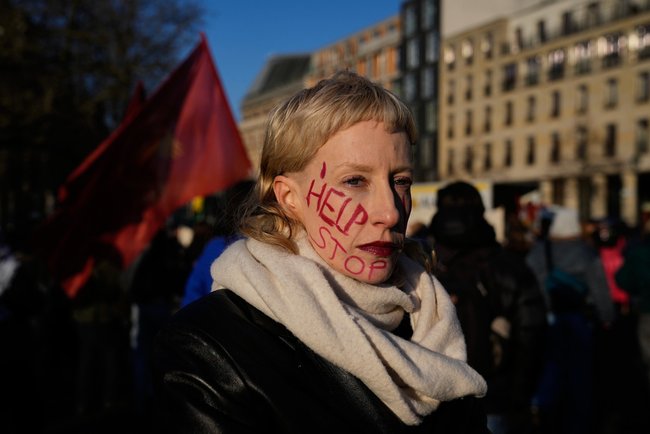 Митинг в поддержку протестующих в Иране в Берлине, 18 января