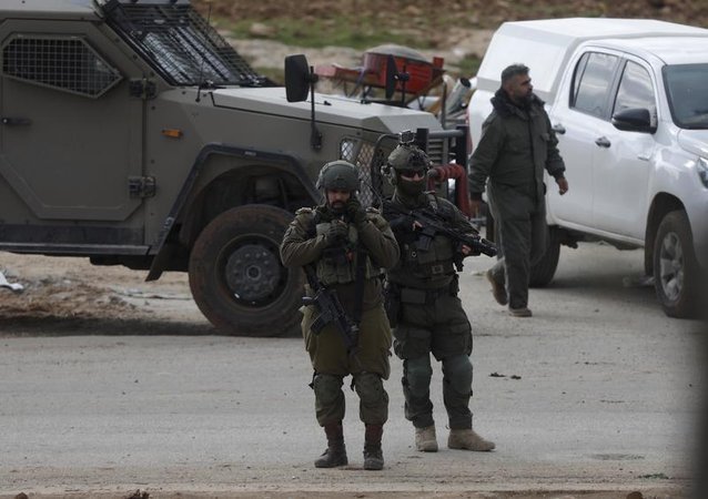 Военные в районе Хеврона