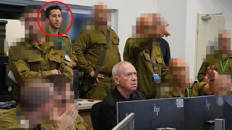 Асаф Шмуэлевич на совещании командования ЦАХАЛ.