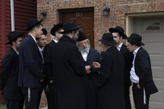 Ортодоксальные евреи в Джерси, фотоиллюстрация