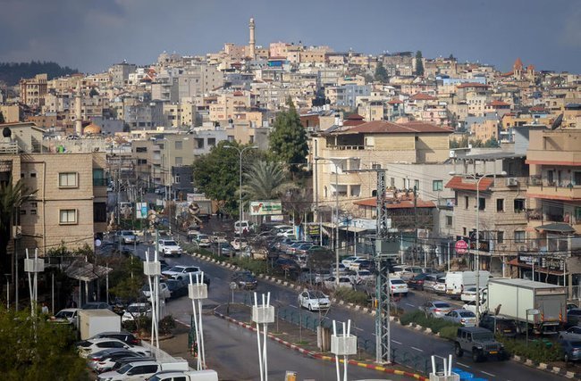 Город Сахнин, где живут пострадавшие школьники.