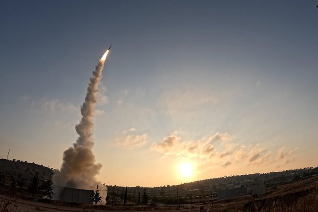 Система израильской ПРО в действии