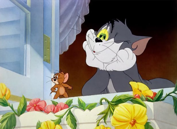 Кадр из мультфильма «Том и Джерри»
