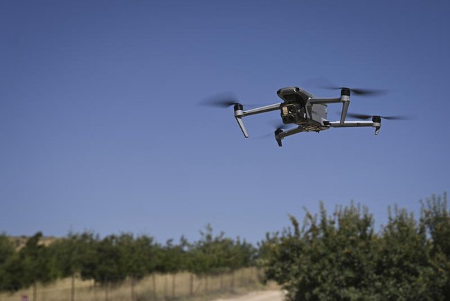 Боевой беспилотник ЦАХАЛ на учениях.