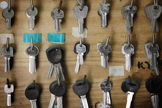 Ключи в иерусалимской мастерской.