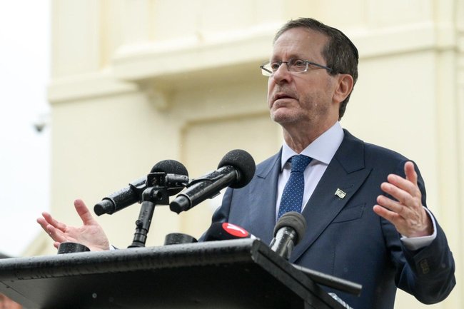 Президент Израиля Ицхак Герцог