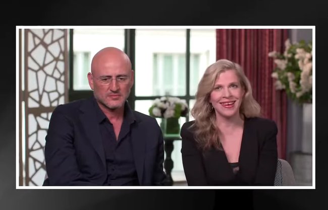 Дана Эден и режиссер «Тегерана» Даниэль Сыркин.