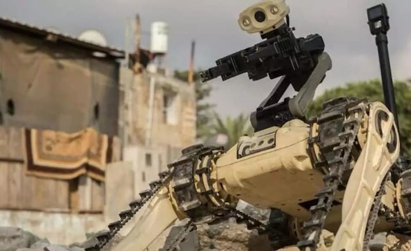 Робот ЦАХАЛ действует в секторе Газа.