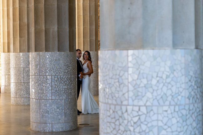 Бракосочетание в Барселоне.