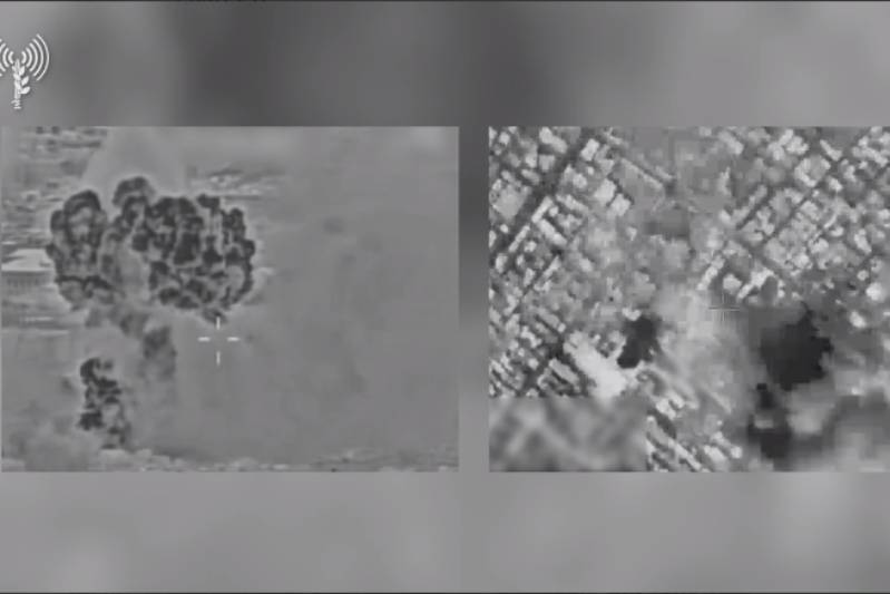 Кадры удара по подземному бункеру в центре Тегерана