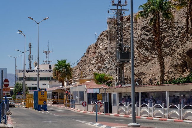 Переход Таба на границе с Египтом