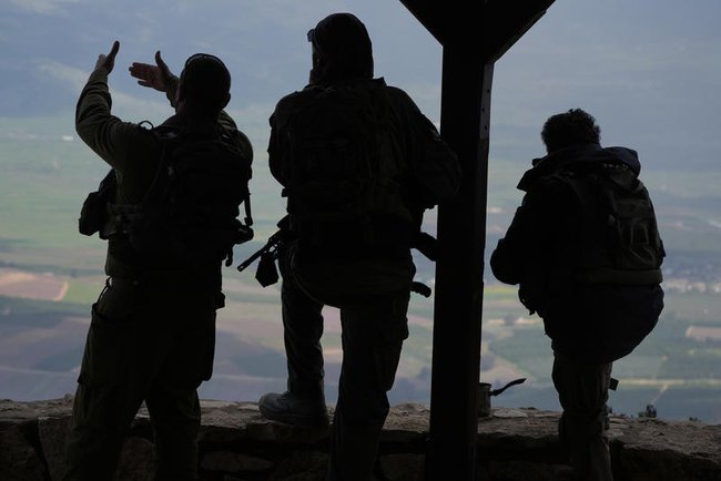 Солдаты ЦАХАЛ на границе с Ливаном.