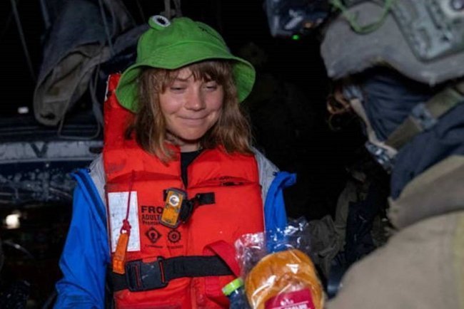 Грета Тунберг и военнослужащий ЦАХАЛ