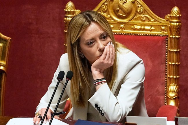 Председатель совета министров Италии Джорджа Мелони.