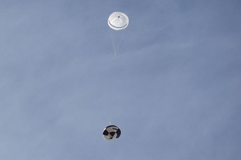 Испытания посадки летательного апарата