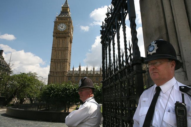 Лондонские полицейские в 2007 году