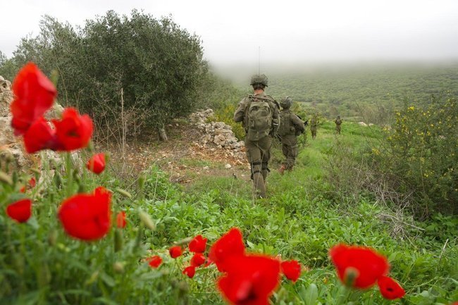 военнослужащие ЦАХАЛ на границе с Ливаном