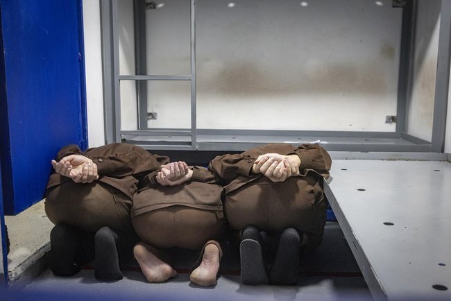 Террористы «Нухбы» в израильской тюрьме.