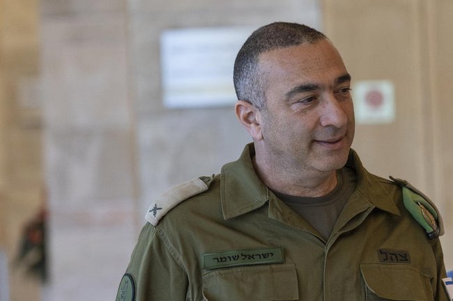 Бригадный генерал ЦАХАЛ Исраэль Шомер.