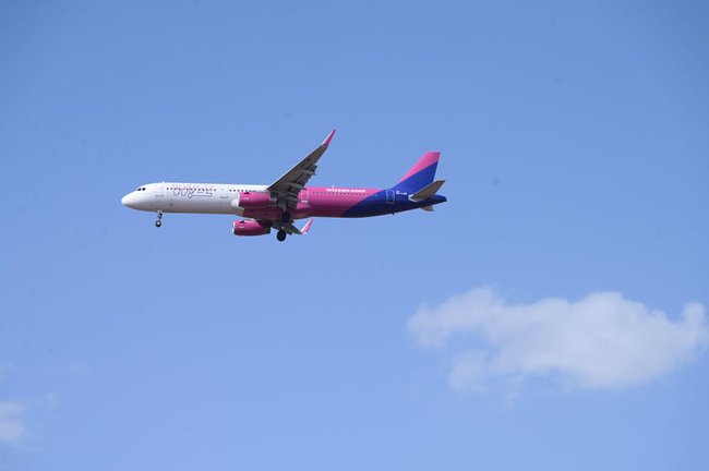 Самолет авиакомпании Wizz Air