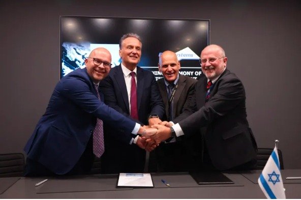 Подписание договора между Elbit Systems и Diehl Defence.