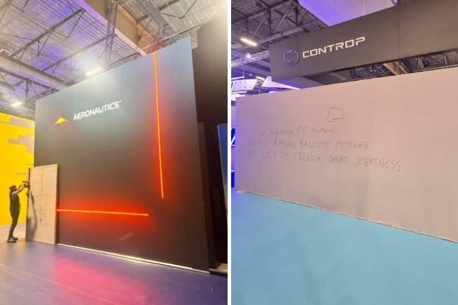 Израильские стенды на выставке Eurosatory.