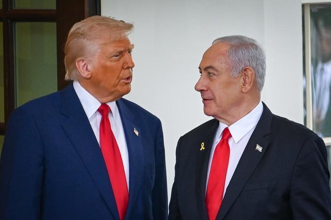 Дональд Трамп и Биньямин Нетаниягу.