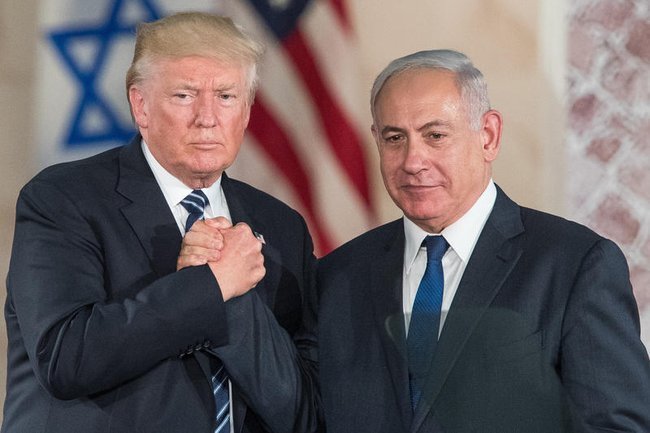 Президент США Дональд Трамп и премьер-министр Израиля Биньямин Нетаниягу