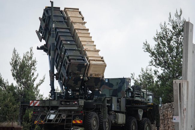 Зенитно-ракетный комплекс Patriot на севере Израиля.